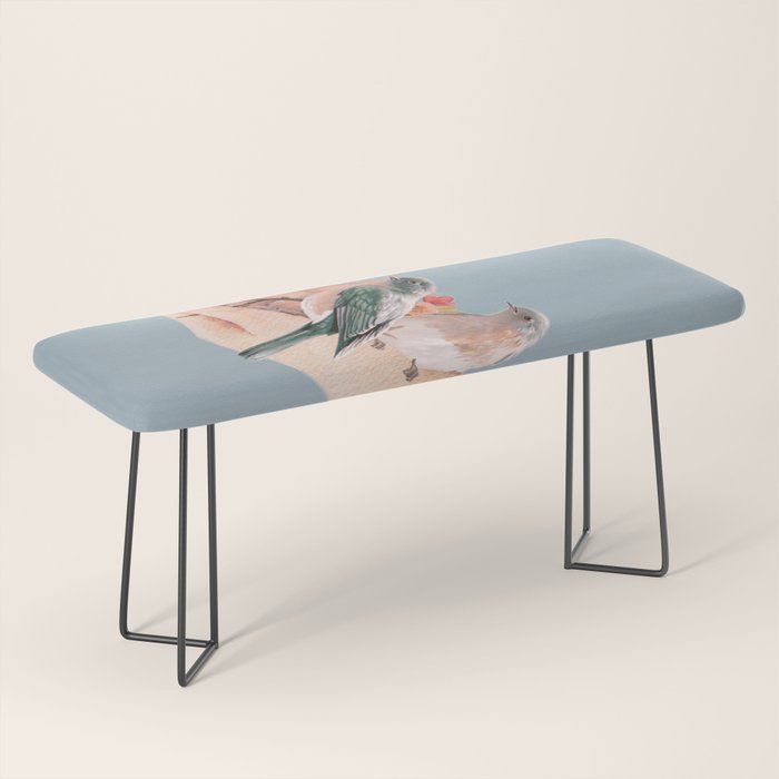 Birds on Hand Bench Gallery Image 1