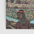 Mural of the Aztec city of Tenochtitlan by Diego Rivera Poster Gallery Image 3