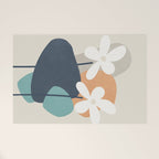 Abstract Flowers 3 Welcome Mat Gallery Image 1