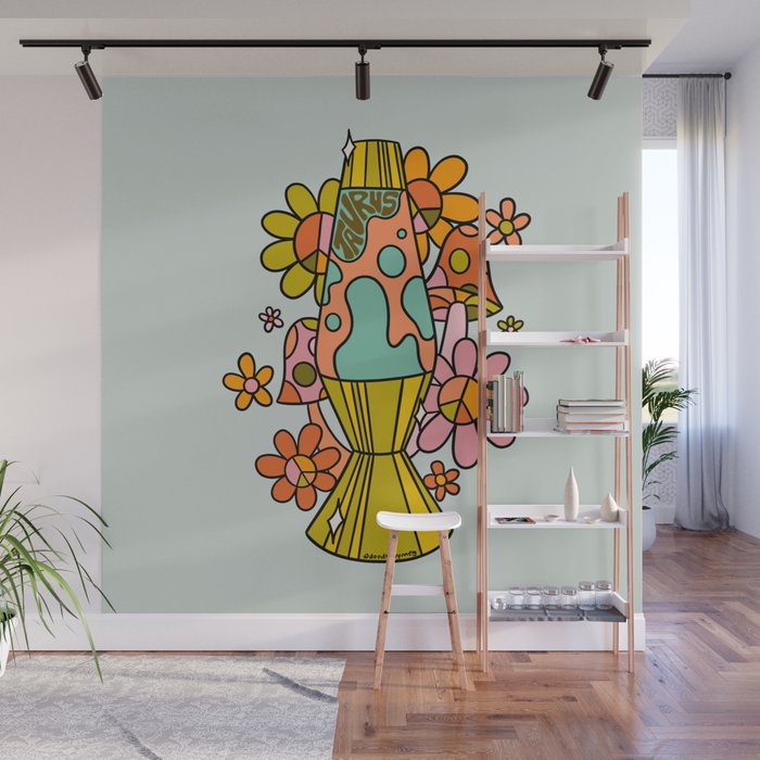 Taurus Lava Lamp Wall Mural Gallery Image 1