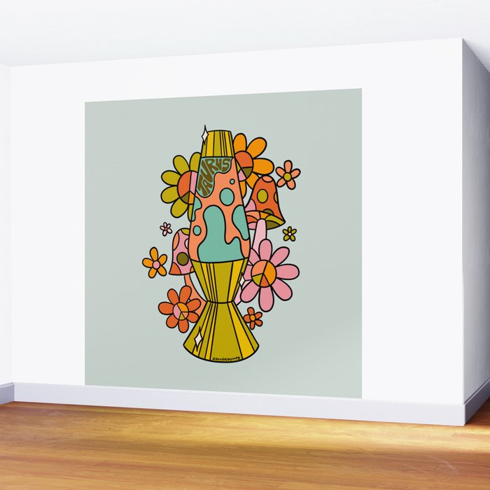 Taurus Lava Lamp Wall Mural Gallery Image 2