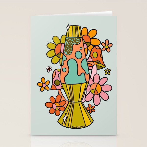 Taurus Lava Lamp Stationery Card Gallery Image 2