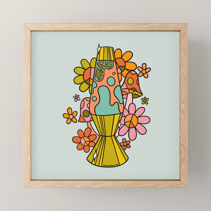 Taurus Lava Lamp Mini Art Print Gallery Image 1