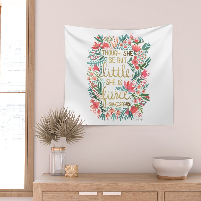 Little & Fierce Wall Tapestry Gallery Image 2