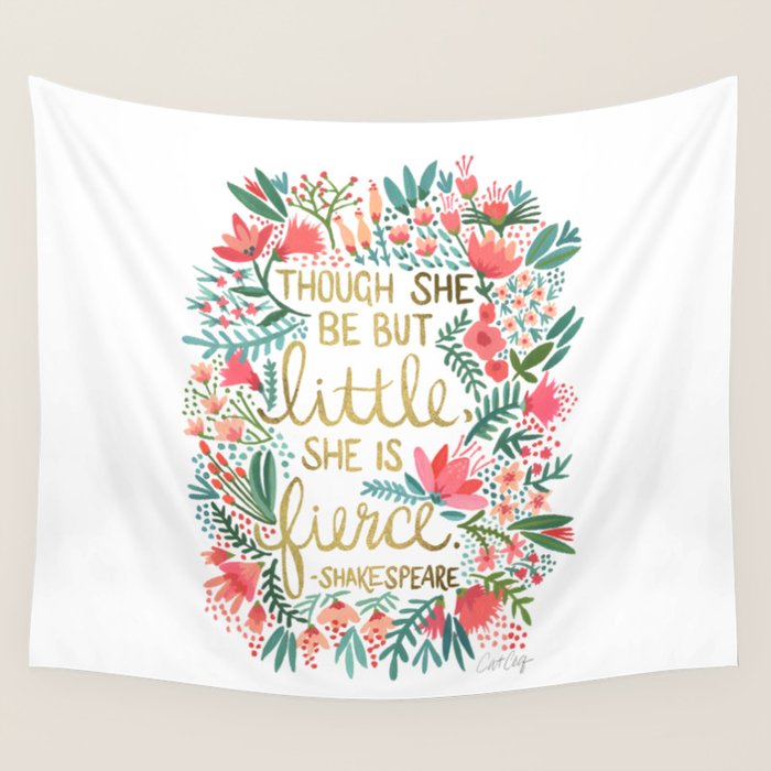 Little & Fierce Wall Tapestry Gallery Image 4