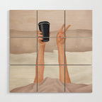 Morning Coffee IV Wood Wall Art Gallery Image 1