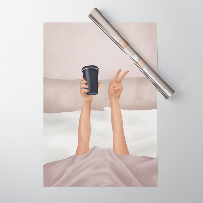 Morning Coffee IV Wrapping Paper Gallery Image 1