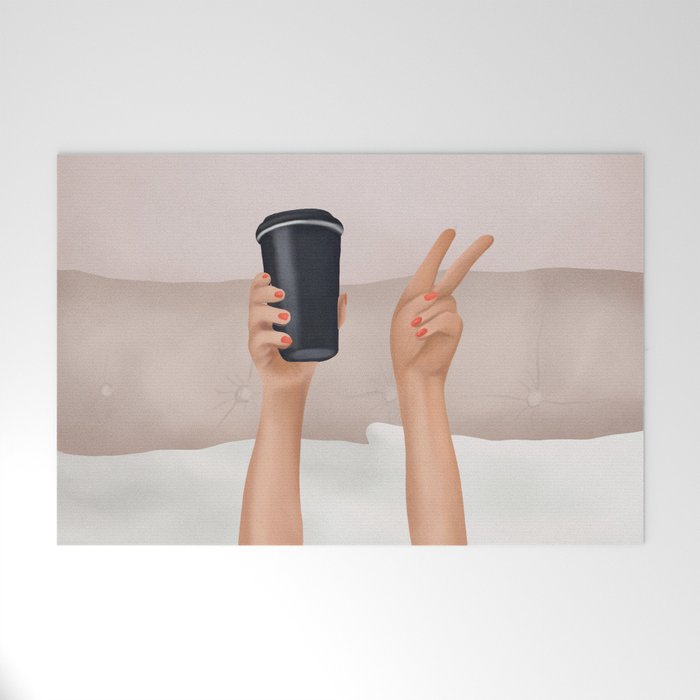 Morning Coffee IV Welcome Mat Gallery Image 1