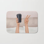 Morning Coffee IV Bath Mat Gallery Image 1