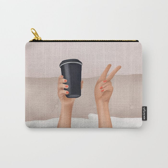 Morning Coffee IV Carry All Pouch Gallery Image 1