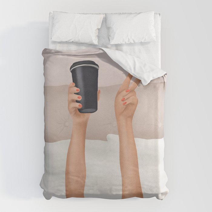 Morning Coffee IV Duvet Cover Gallery Image 6