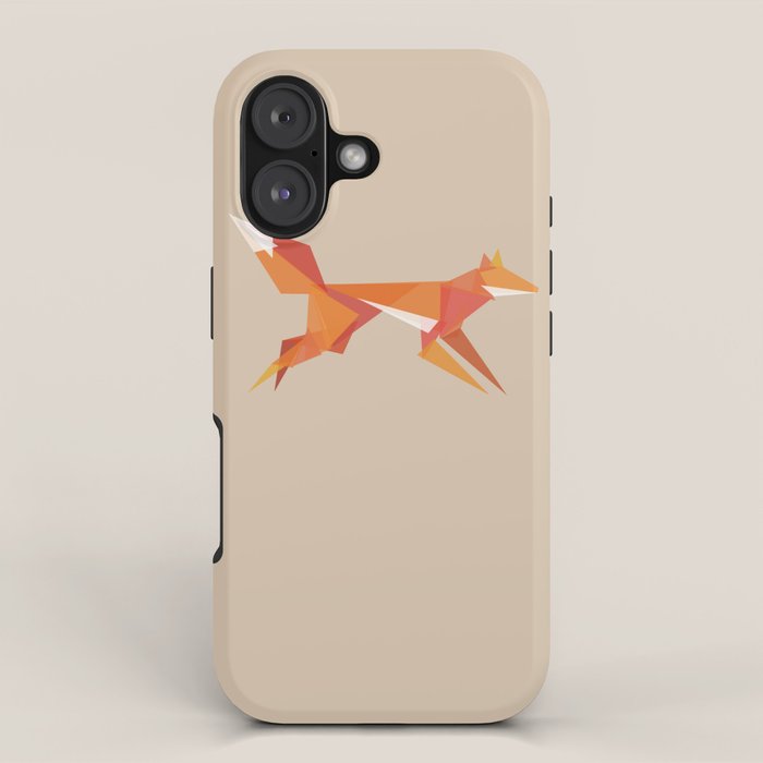 Fractal geometric fox iPhone Case Gallery Image 1