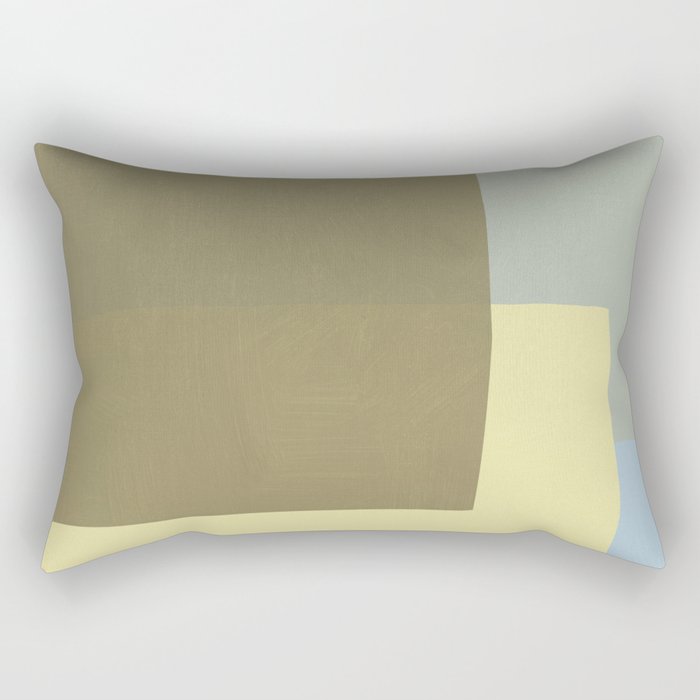 Overlay of colors minimal design 03 Rectangular Pillow Gallery Image 1