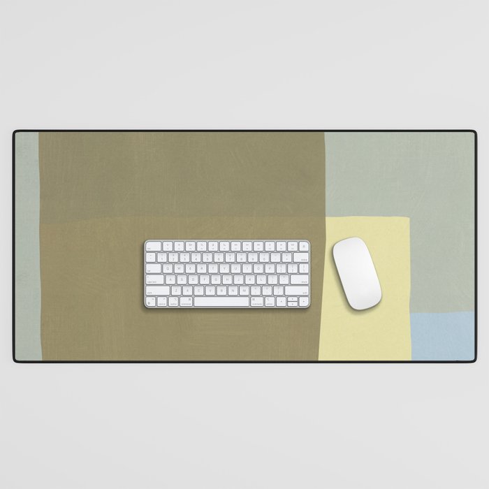 Overlay of colors minimal design 03 Desk Mat Gallery Image 1