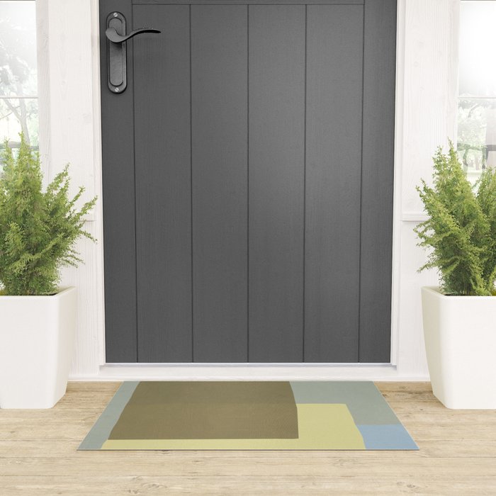 Overlay of colors minimal design 03 Welcome Mat Gallery Image 3
