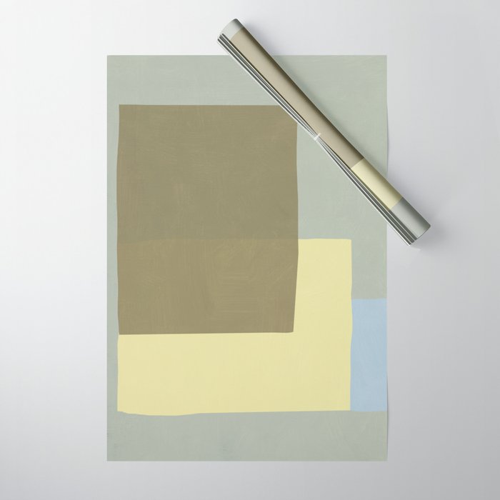 Overlay of colors minimal design 03 Wrapping Paper Gallery Image 1