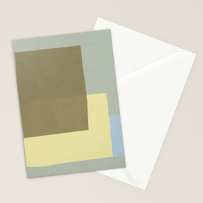 Overlay of colors minimal design 03 Stationery Card Gallery Image 2