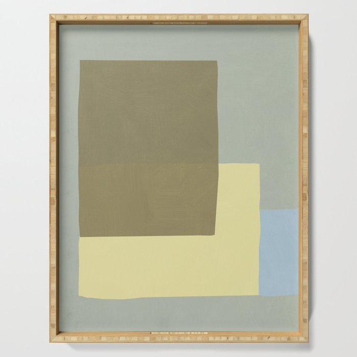 Overlay of colors minimal design 03 Serving Tray Gallery Image 1