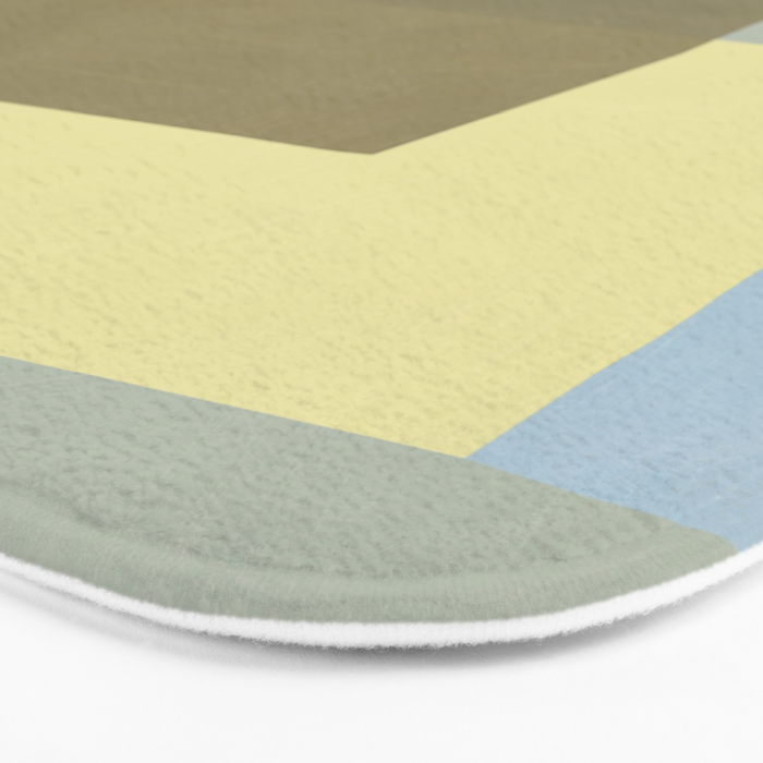 Overlay of colors minimal design 03 Bath Mat Gallery Image 3