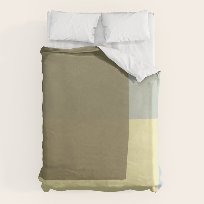 Overlay of colors minimal design 03 Duvet Cover Gallery Image 6
