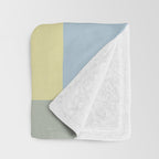 Overlay of colors minimal design 03 Throw Blanket Gallery Image 3