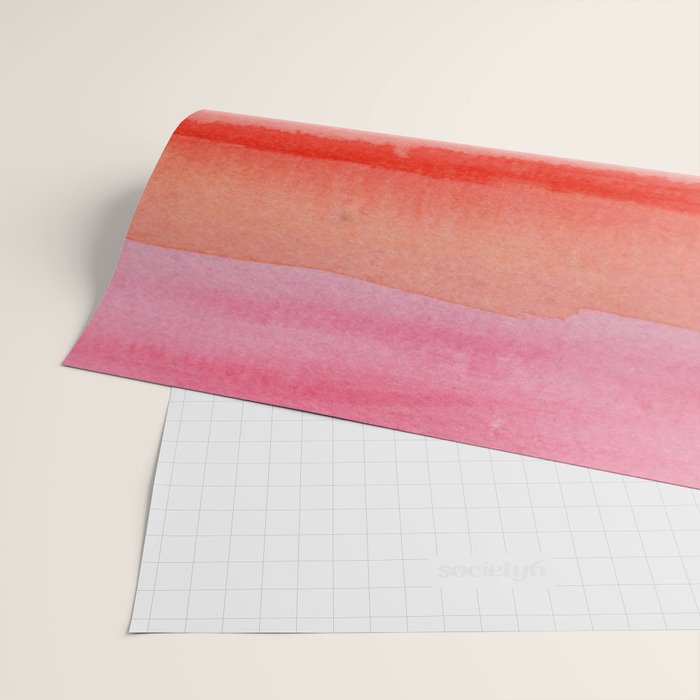 Watercolor Sunset Sky Wrapping Paper Gallery Image 2