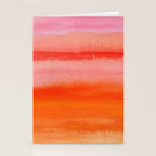 Watercolor Sunset Sky Stationery Card Gallery Image 2