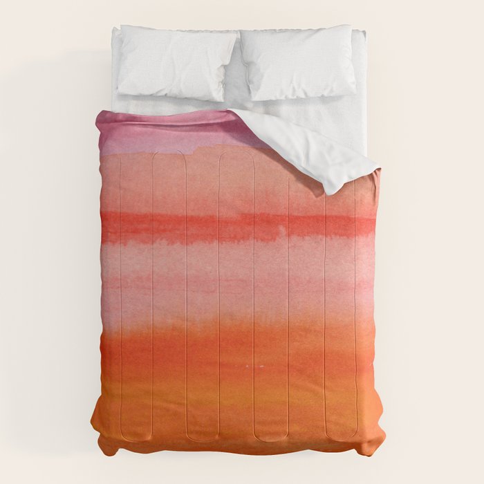 Watercolor Sunset Sky Comforter Gallery Image 1
