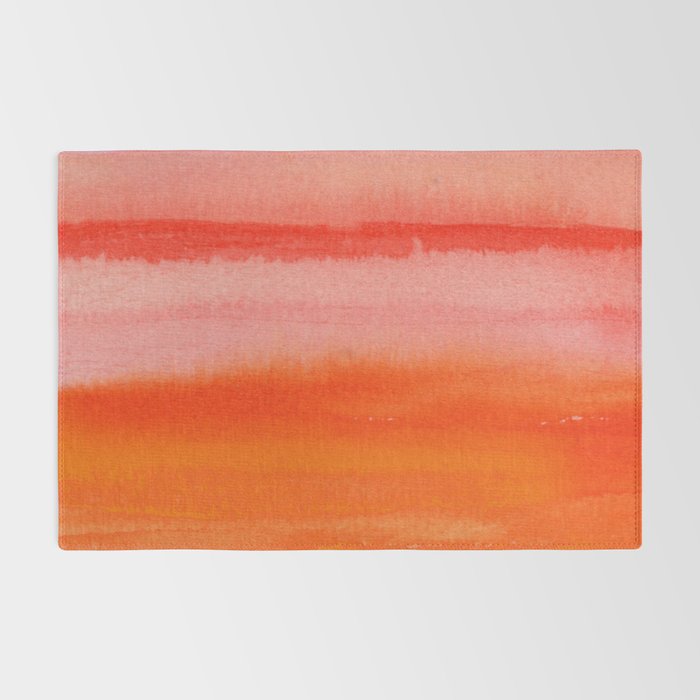 Watercolor Sunset Sky Rug Gallery Image 2