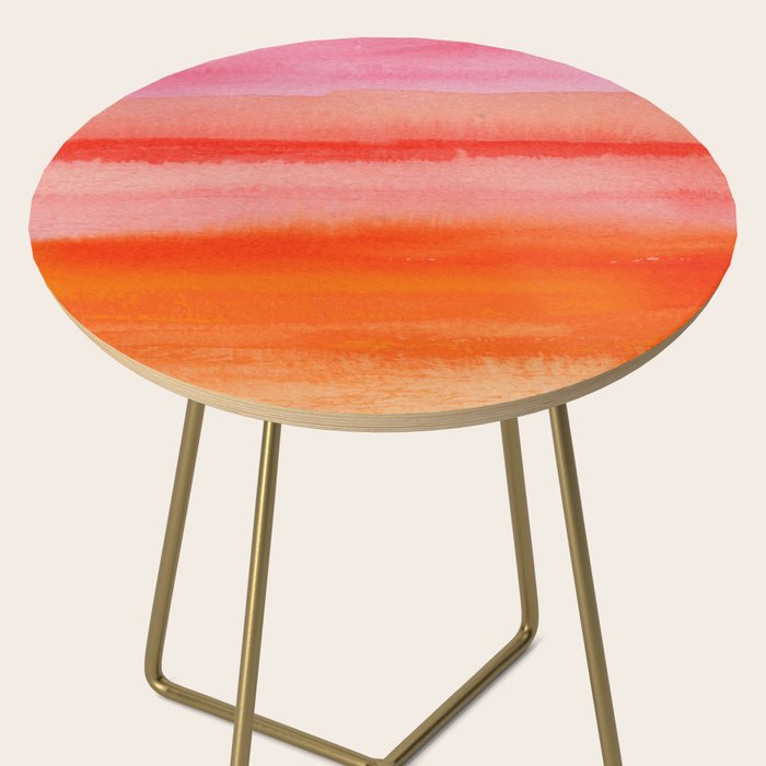 Watercolor Sunset Sky Side Table Gallery Image 2