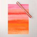 Watercolor Sunset Sky Wrapping Paper Gallery Image 1