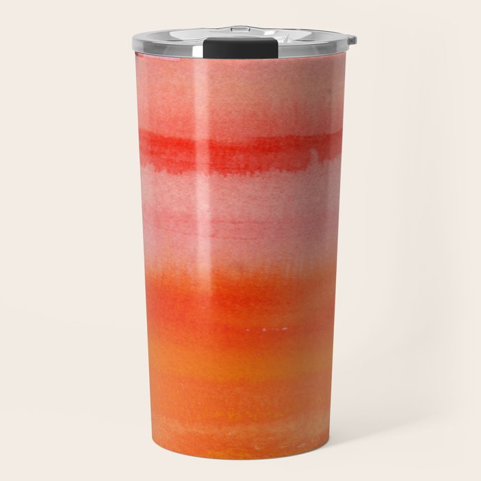 Watercolor Sunset Sky Travel Mug Gallery Image 1
