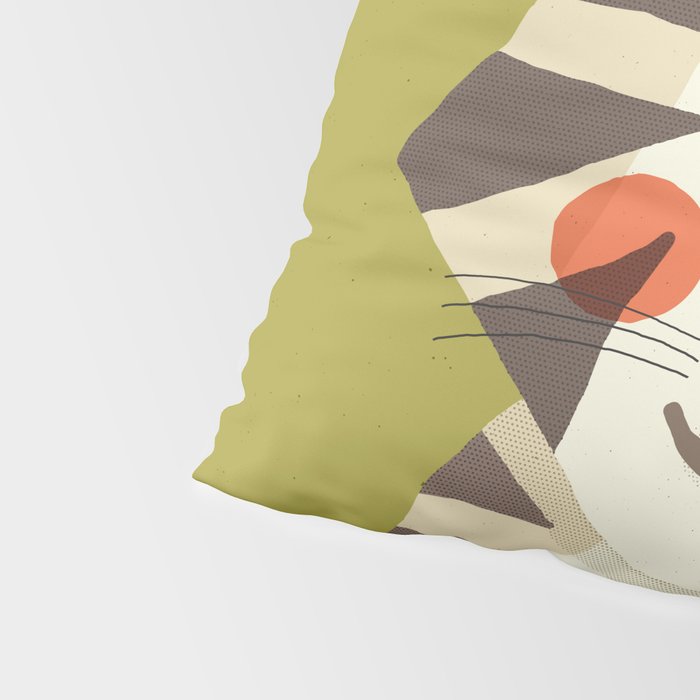 Tiger, Animal Portrait Pillow Sham Gallery Image 4