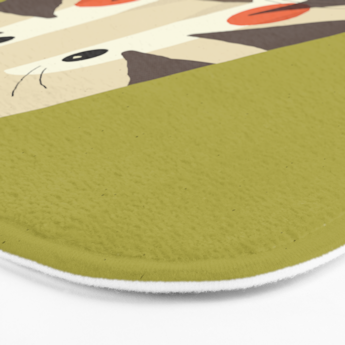 Tiger, Animal Portrait Bath Mat Gallery Image 3