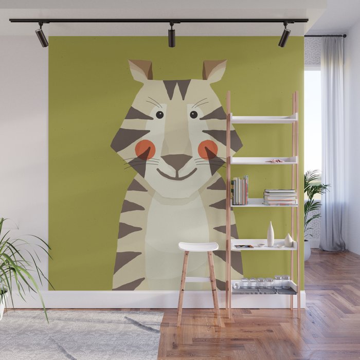 Tiger, Animal Portrait Wall Mural Gallery Image 1