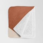 Minimal Abstract Art Landscape 11 Throw Blanket Gallery Image 3