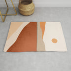 Minimal Abstract Art Landscape 11 Rug Gallery Image 1