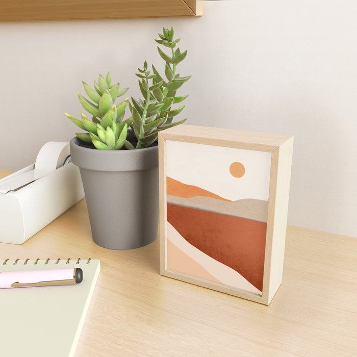 Minimal Abstract Art Landscape 11 Mini Art Print Gallery Image 2