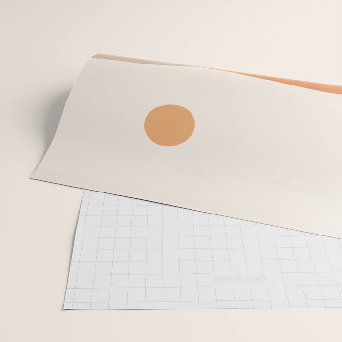 Minimal Abstract Art Landscape 11 Wrapping Paper Gallery Image 2