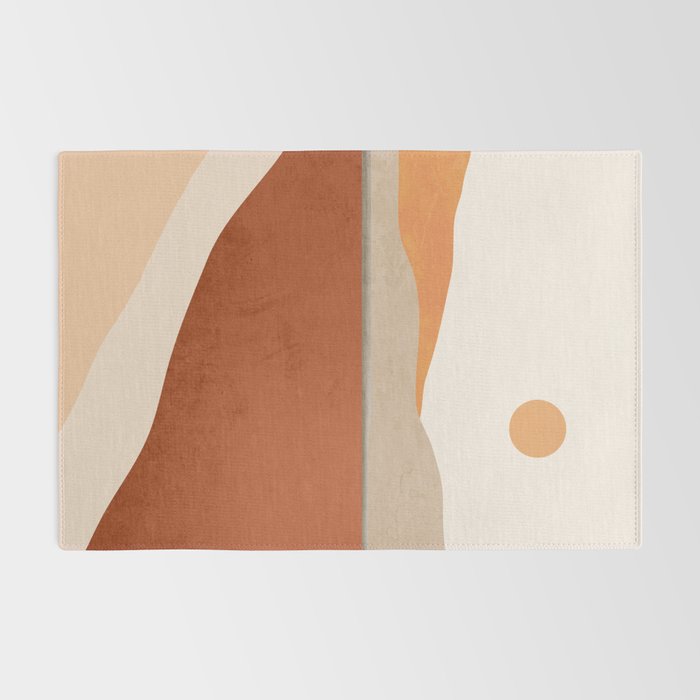 Minimal Abstract Art Landscape 11 Rug Gallery Image 2