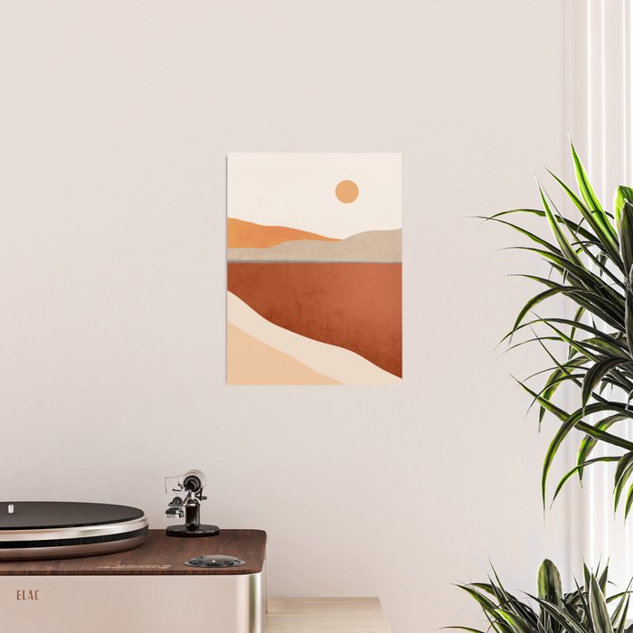 Minimal Abstract Art Landscape 11 Poster Gallery Image 2