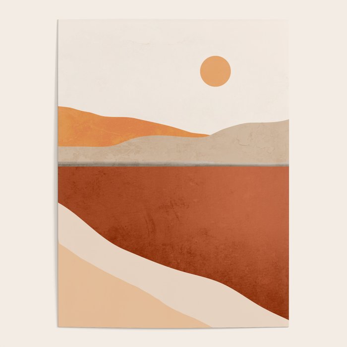 Minimal Abstract Art Landscape 11 Poster Gallery Image 4