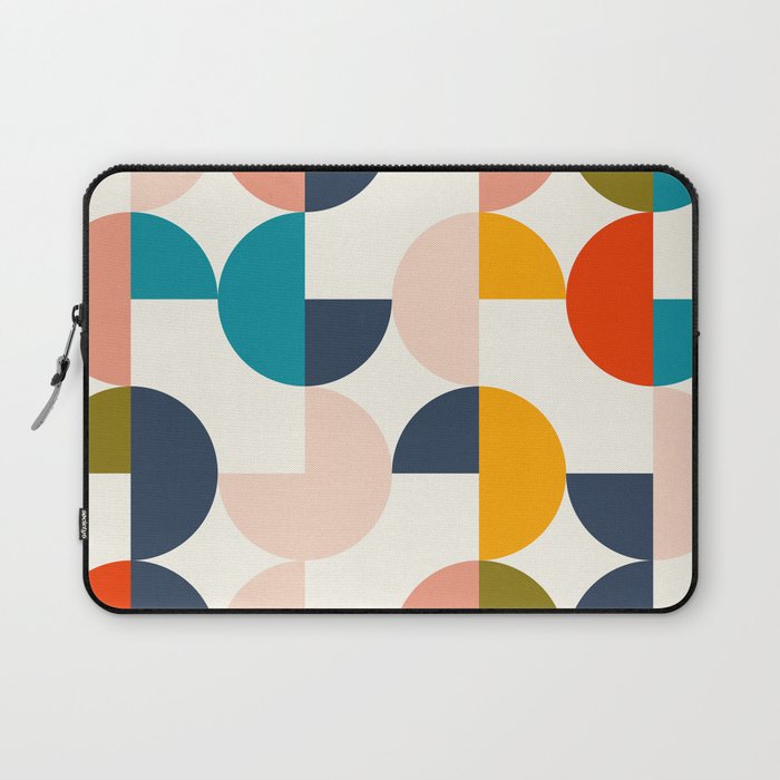 Mid Century Modern Geometry 2 Laptop Sleeve Gallery Image 1