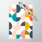 Mid Century Modern Geometry 2 Wrapping Paper Gallery Image 1