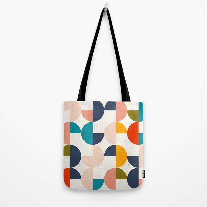 Mid Century Modern Geometry 2 Tote Bag Gallery Image 2