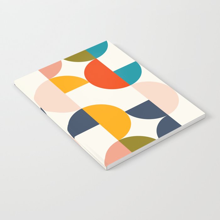 Mid Century Modern Geometry 2 Notebook Gallery Image 2