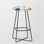 Mid Century Modern Geometry 2 Stool Gallery Image 1