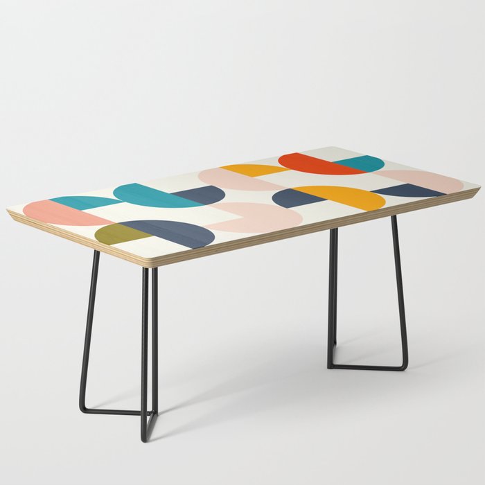 Mid Century Modern Geometry 2 Coffee Table Gallery Image 1