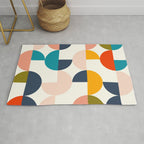 Mid Century Modern Geometry 2 Rug Gallery Image 1
