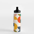 Mid Century Modern Geometry 2 Water Bottle Gallery Image 2